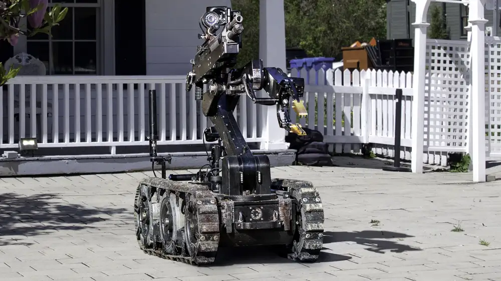 SWAT Team Robot Successfully Dismantles Black Man
