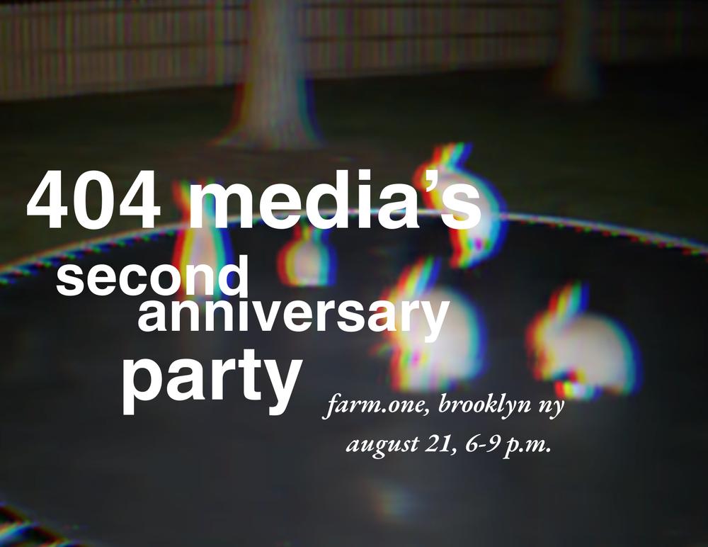 You're Invited: 404 Media's Second Anniversary Party and LIVE PODCAST!