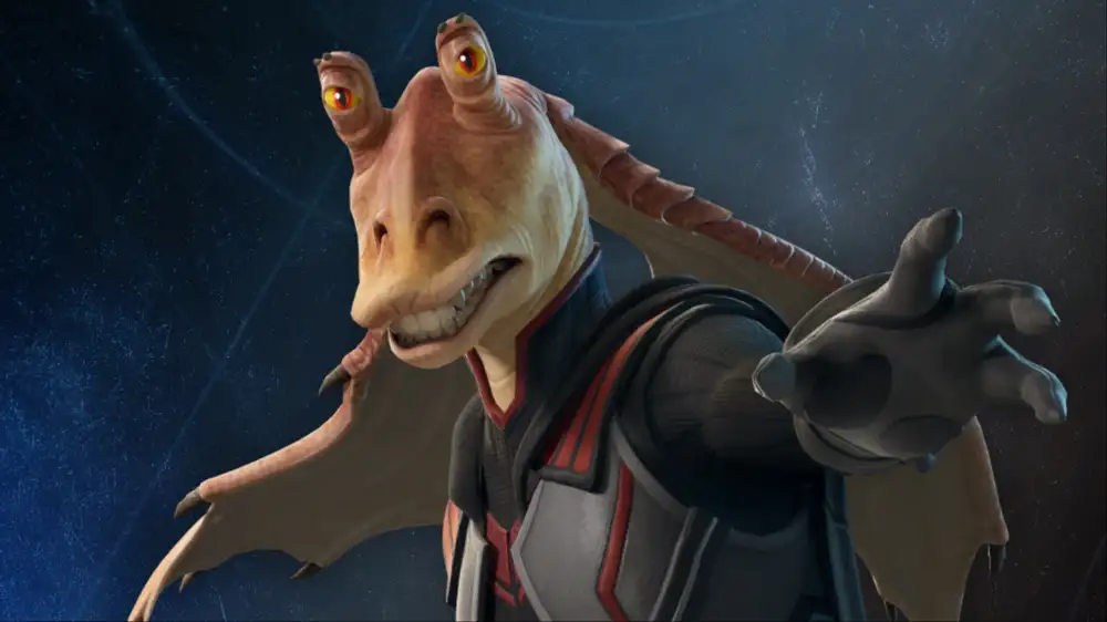 Darth Jar Jar skin is now in Fortnite but it’s a nightmare to get