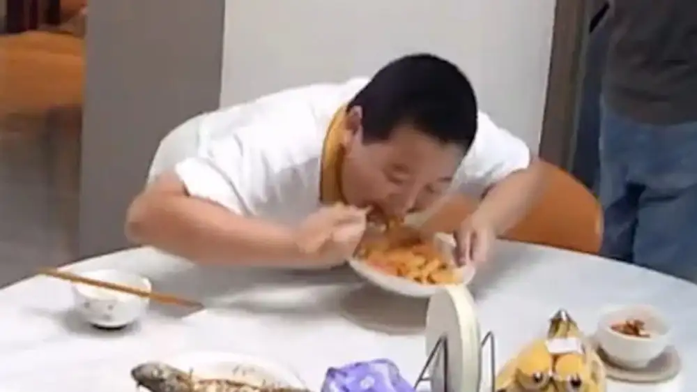 Boy goes viral after running back to eat food on table during earthquake