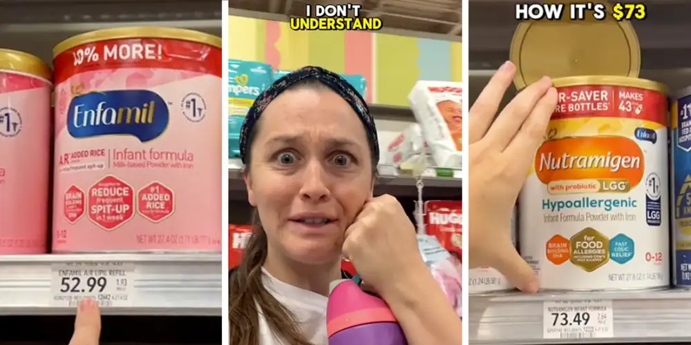 “And they wonder why people aren’t having babies”: New mom stunned by baby formula prices