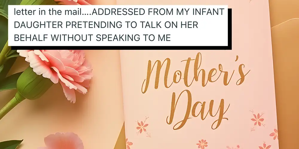 Woman receives bizarre Mother’s Day card from her mother’s boyfriend—written in her own daughter’s voice