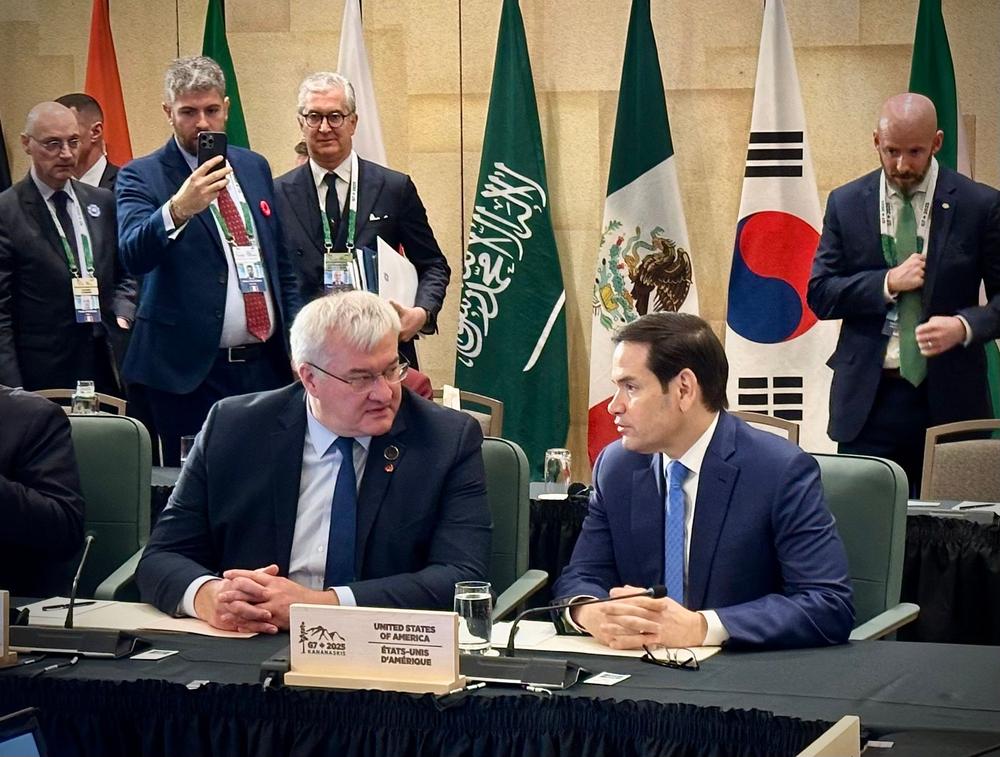 Ukraine's foreign minister meets Rubio, other G7 partners to push for defense, energy support