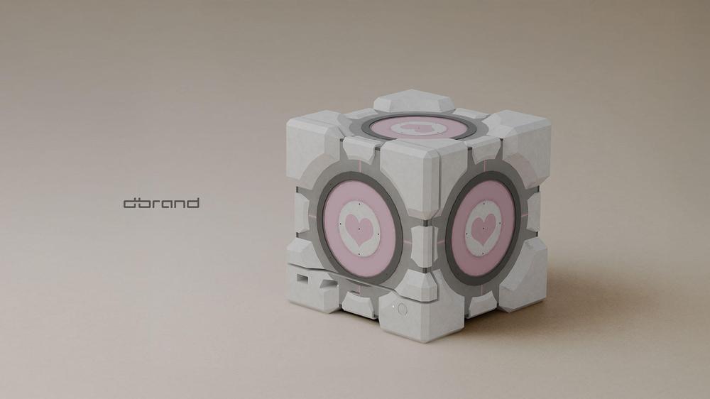 Dbrand is turning the Steam Machine into a Companion Cube