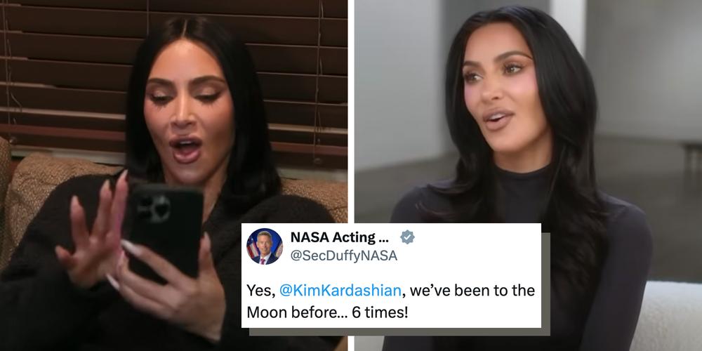 “Go to TikTok, see for yourself”: NASA responded to Kim Kardashian’s claims that the moon landing was fake
