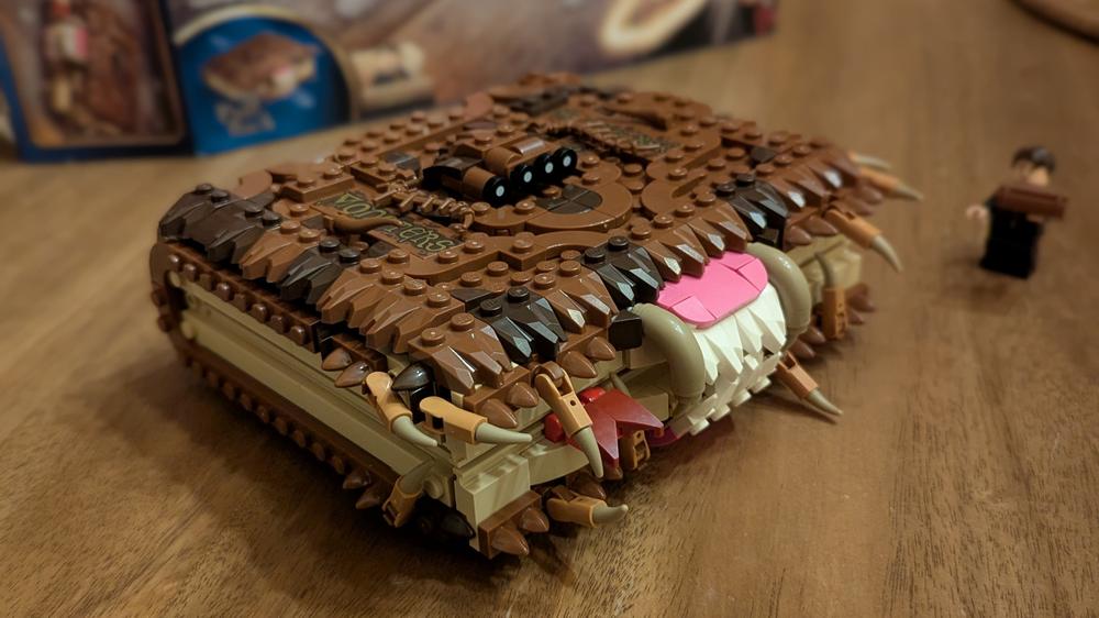 The LEGO Harry Potter Chomping Monster Book of Monsters Gets a Surprisingly Steep First Price Cut