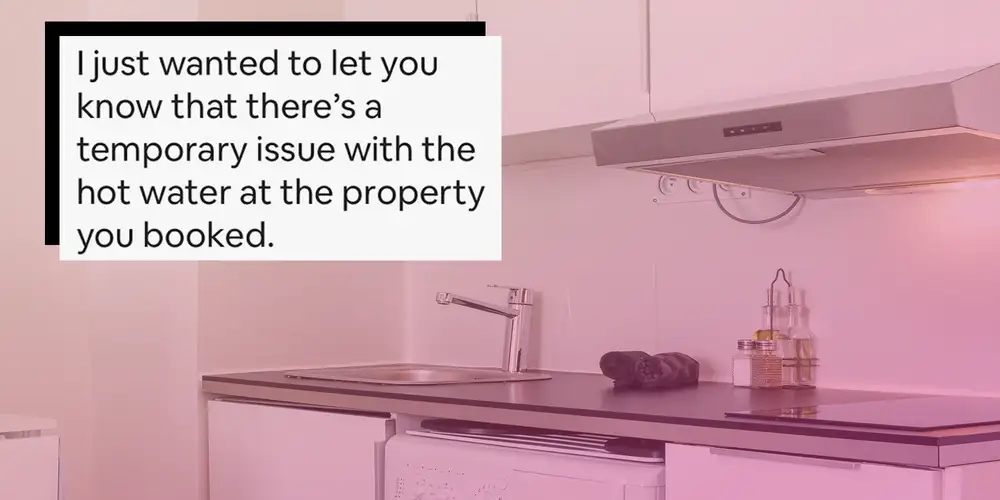“This is horrendous”: Airbnb host tells guest hot water wasn’t part of the deal (updated)