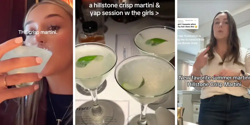 “Crisp martini” fans say it’s the drink of the season—maybe their life