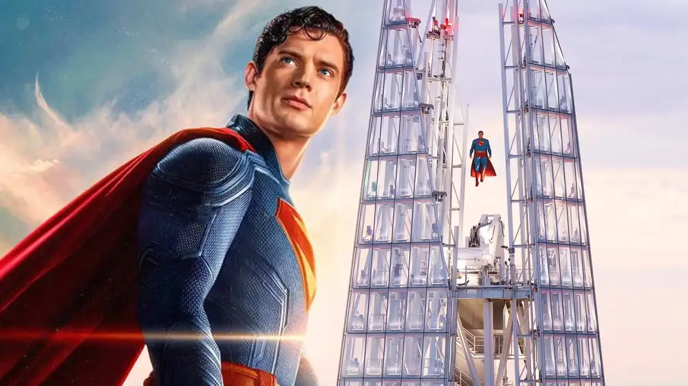 Superman spotted above London skyscraper with “record-breaking” publicity stunt