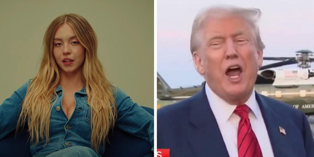 “The HOTTEST ad out there”: President Trump fawns over Sydney Sweeney after learning she’s a registered Republican