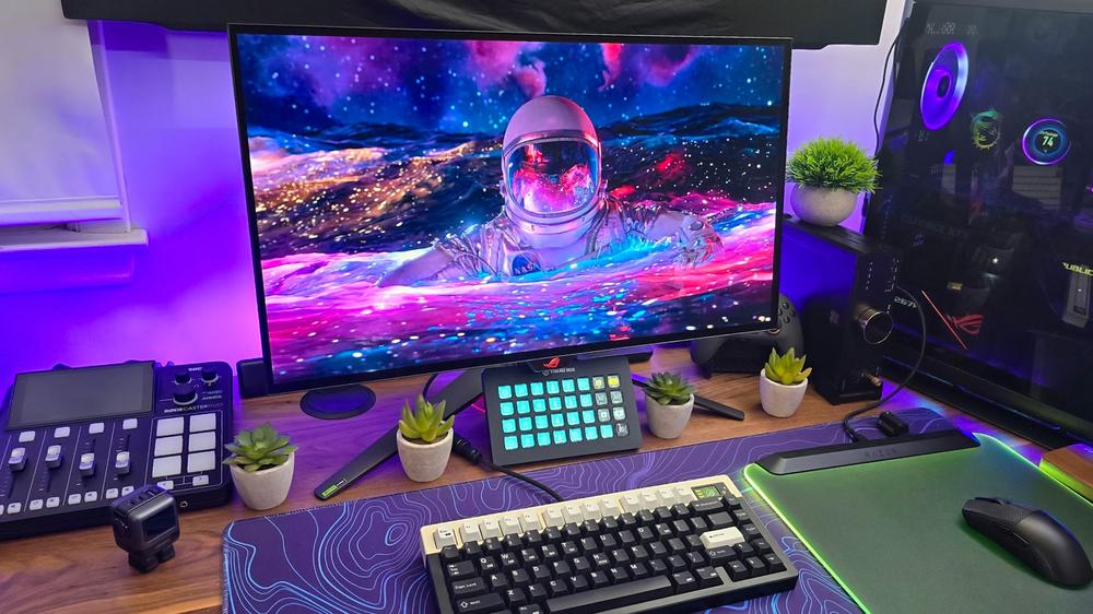 The 27” ASUS ROG Swift OLED, Our Top 1440p Gaming Monitor, Is Down to Its Lowest Price Ever