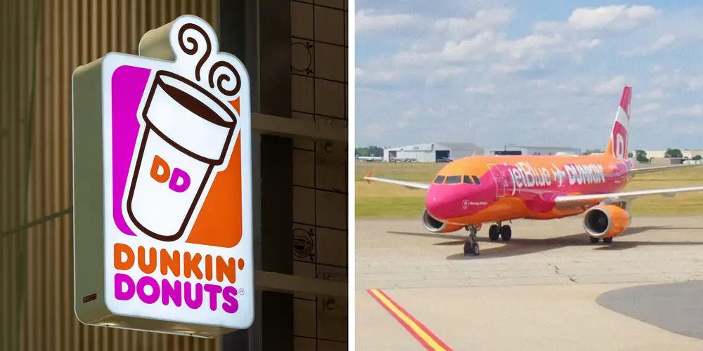 JetBlue, Dunkin’ team up for coffee-themed plane