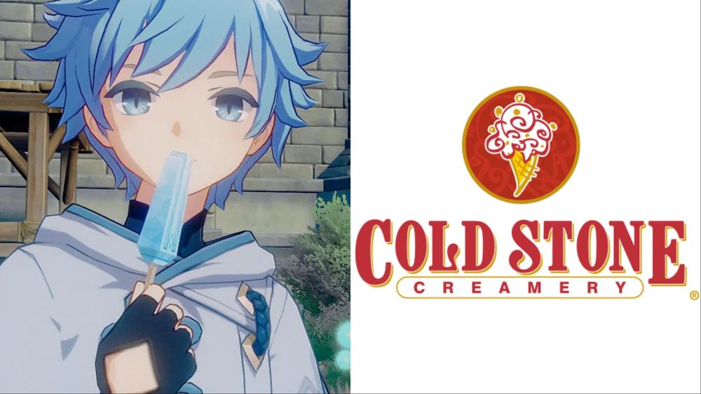 Genhisn Impact collabs with Cold Stone for exclusive ice creams & merch
