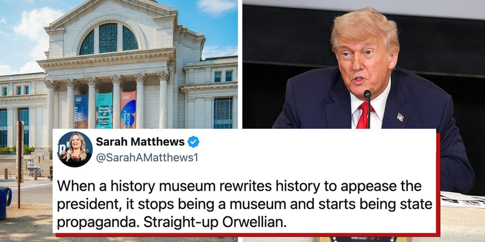 “Genuinely scary”: Smithsonian accused of “rewriting history” after quietly removing Trump from impeachment exhibit