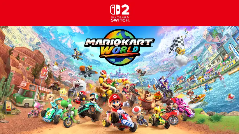大陸横断、世界をまたぐレースが開幕。『マリオカート ワールド』をNintendo Switch 2 と同日の6月5日に発売。