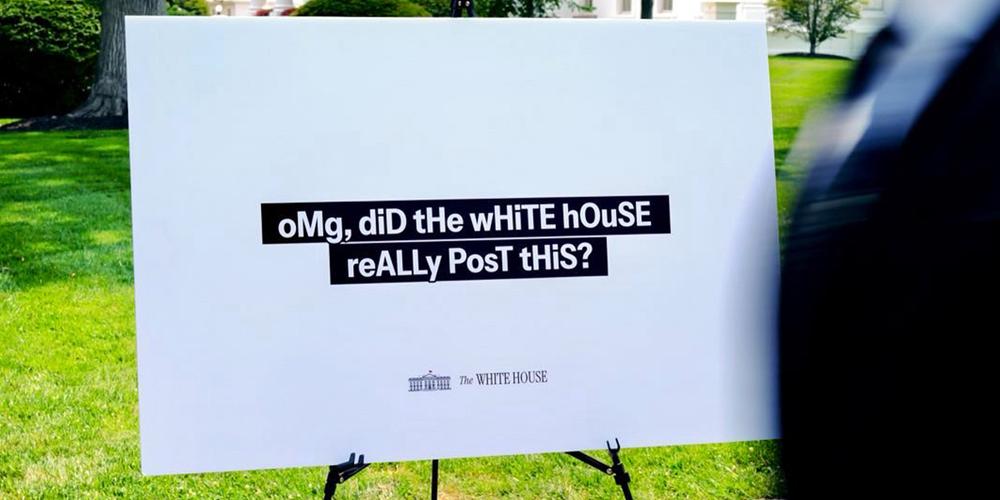 “Nowhere in the Constitution does it say”: The White House claims they have the right to post “banger memes,” the internet disagrees