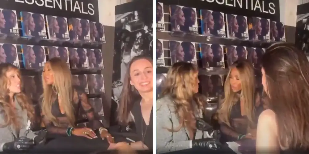 “This was a job commitment not afternoon tea”: Miley Cyrus, Naomi Campbell accused of ignoring fans at vinyl-signing event