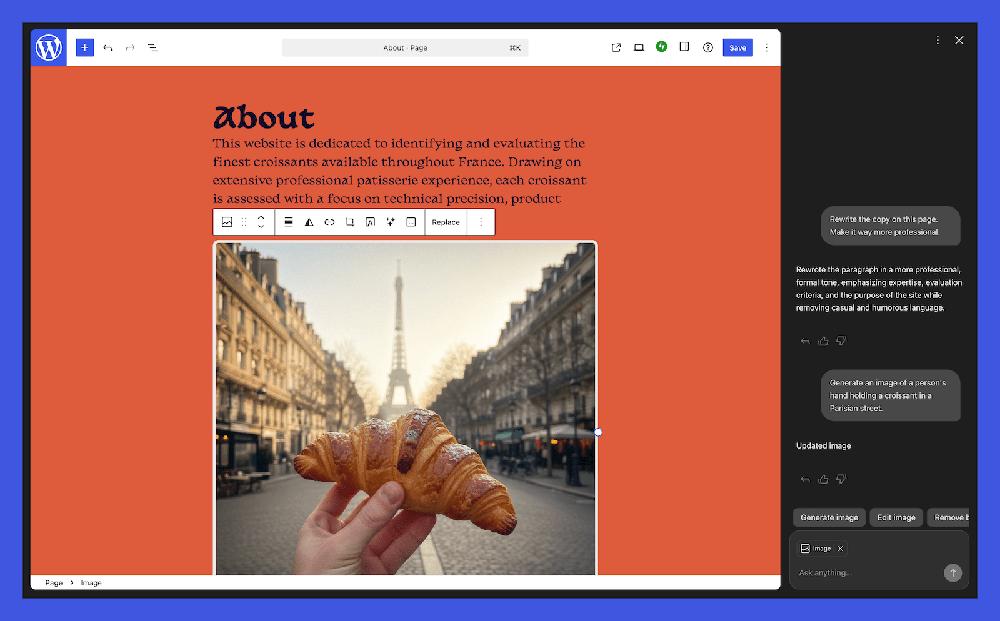 WordPress’s new AI assistant will let users edit their sites with prompts