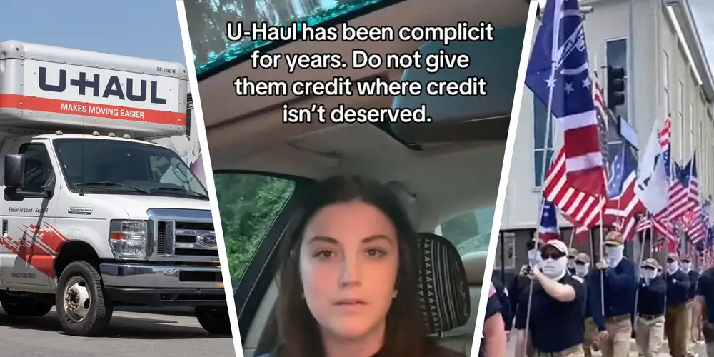 “Not the first time”: People call for U-Haul boycott after Kansas City Patriot Front march