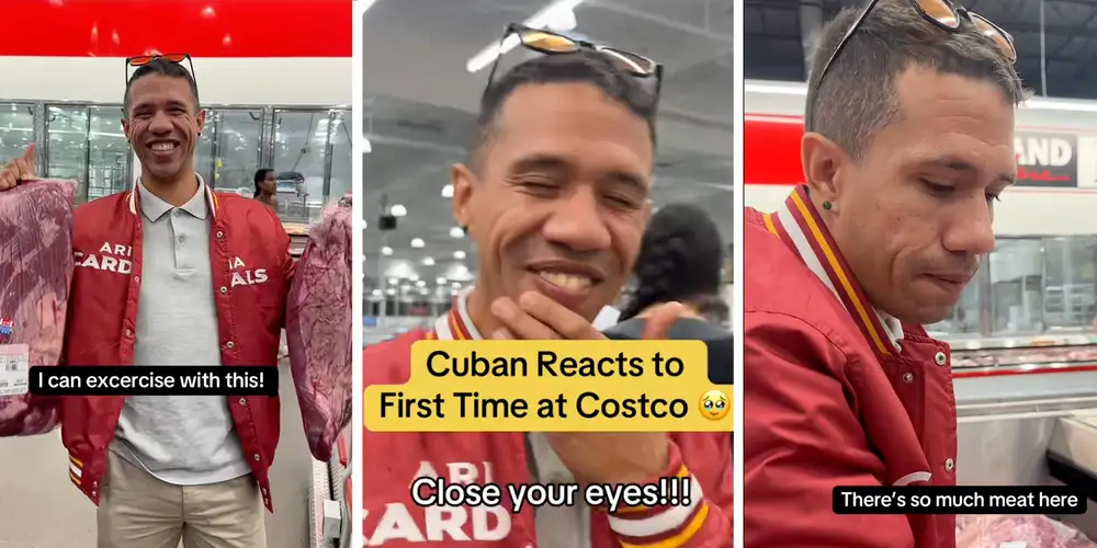 Man from Cuba experiences U.S. Costco for the first time and can’t hold back his emotions