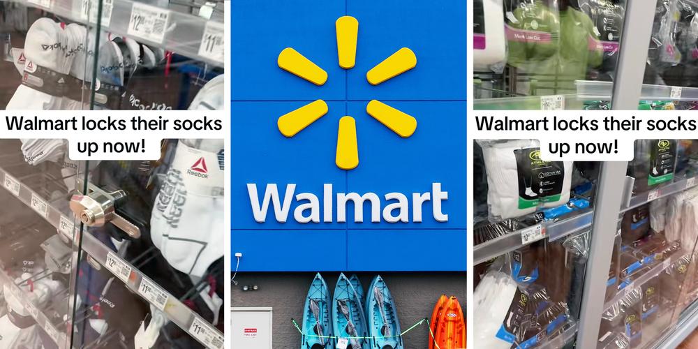 “This is so sad”: Walmart is officially locking up socks now