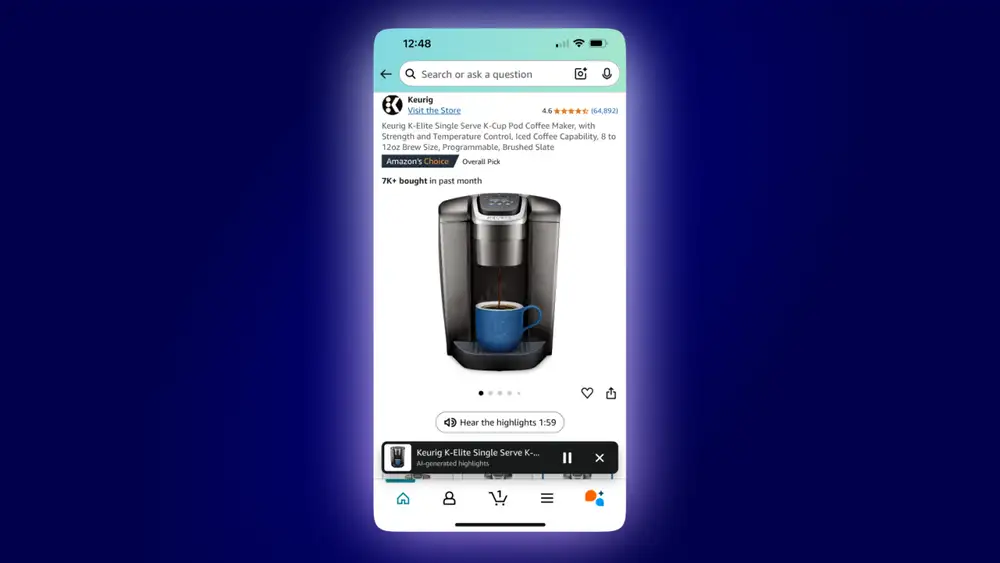 Amazon’s AI voiceovers will talk you through product features