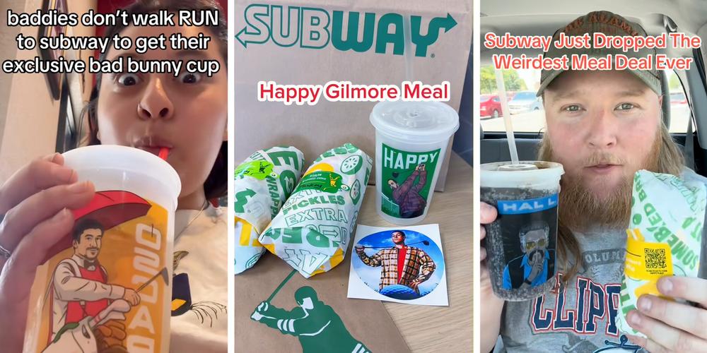 “I want that Bad Bunny cup”: Customers are divided over Subway’s “Happy Gilmore” $1 deal