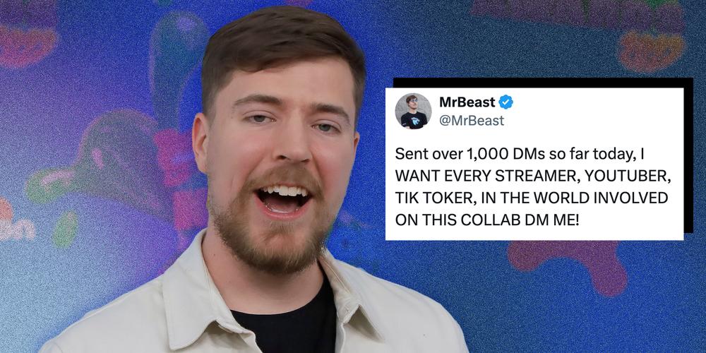MrBeast asks for creators to DM him for “biggest creator collab ever,” but not everyone can DM him on X