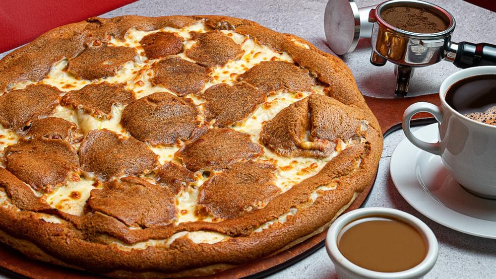Pizza Hut actually made a coffee-infused pizza dubbed the ‘Kopi-zza’