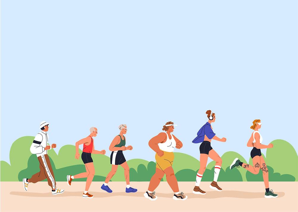 はしりぞめ First Run of the Year