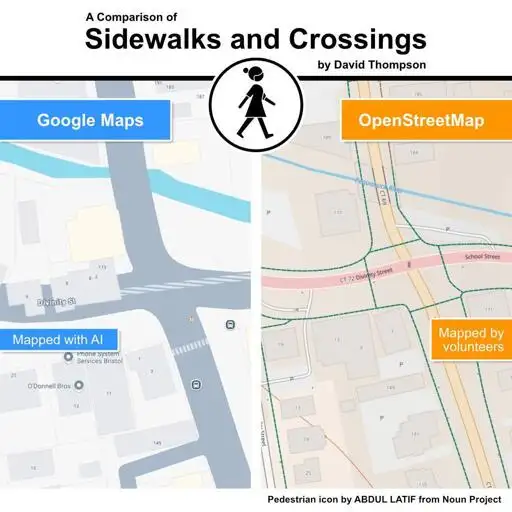 Google Maps usa l'AI per mappare gli attraversamenti pedonali