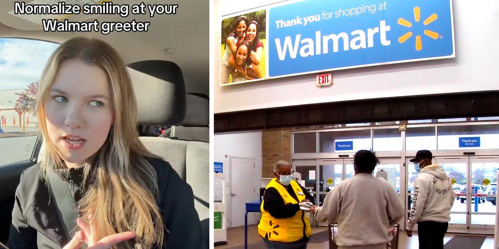 “It can brighten someone’s day”: Walmart customer encourages more people to smile at store greeters. Turns out, this was a controversial thing to say