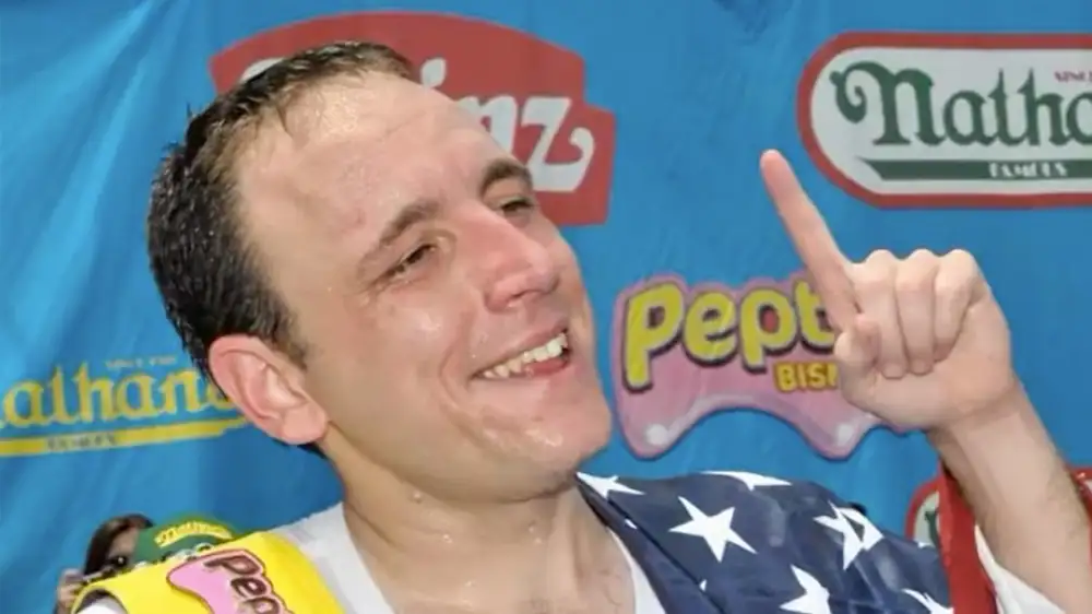 Joey Chestnut is returning to Nathan’s hot dog eating contest after year-long ban