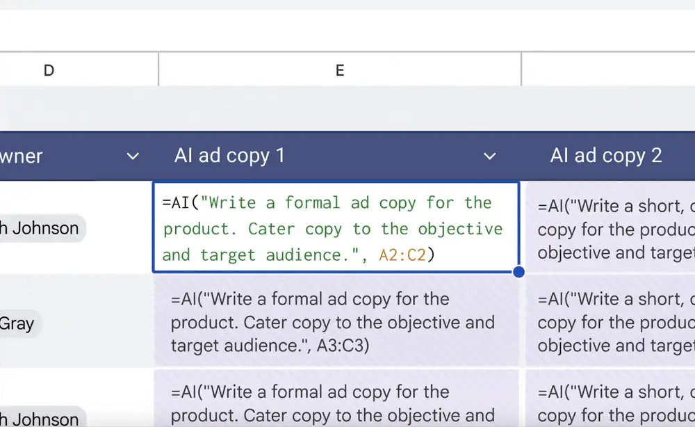 Now Google’s Gemini AI is ready to fill in those empty cells in your spreadsheet