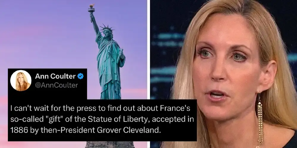 Ann Coulter compares Trump’s Qatari jet to accepting the Statue of Liberty. It doesn’t go well for her