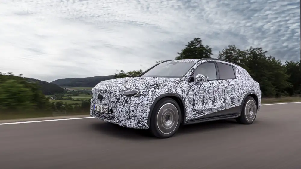 Mercedes’ next electric GLC rides great—we’ve driven the prototype