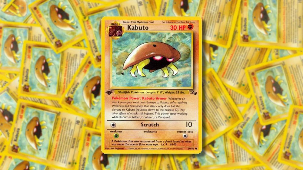 Pokemon TCG fan builds “Kabuto Legion” with 1,042 copies of the same card