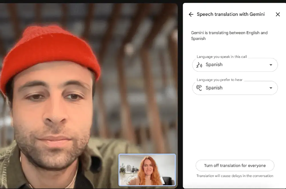 Google Meet can translate what you say into other languages