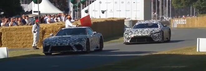 Lexus porta a Goodwood la supercar V8 che punta a sfidare la Vantage