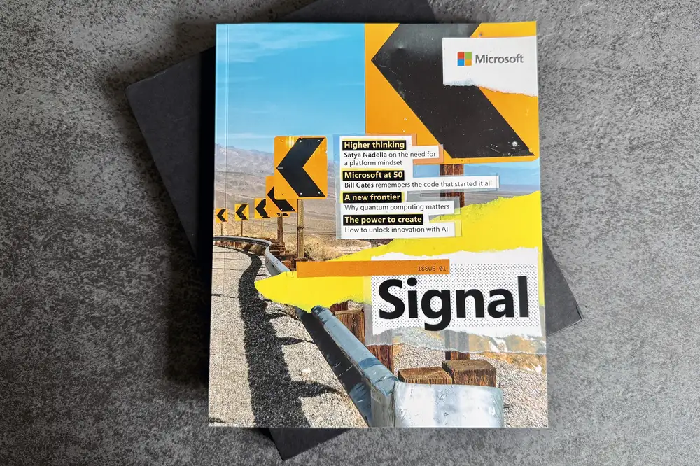 Why Microsoft has created its own print magazine