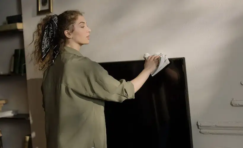 Woman Who Just Wiped Down Every Square Inch of Apartment Enjoys 15 Seconds of Dust-Free Space