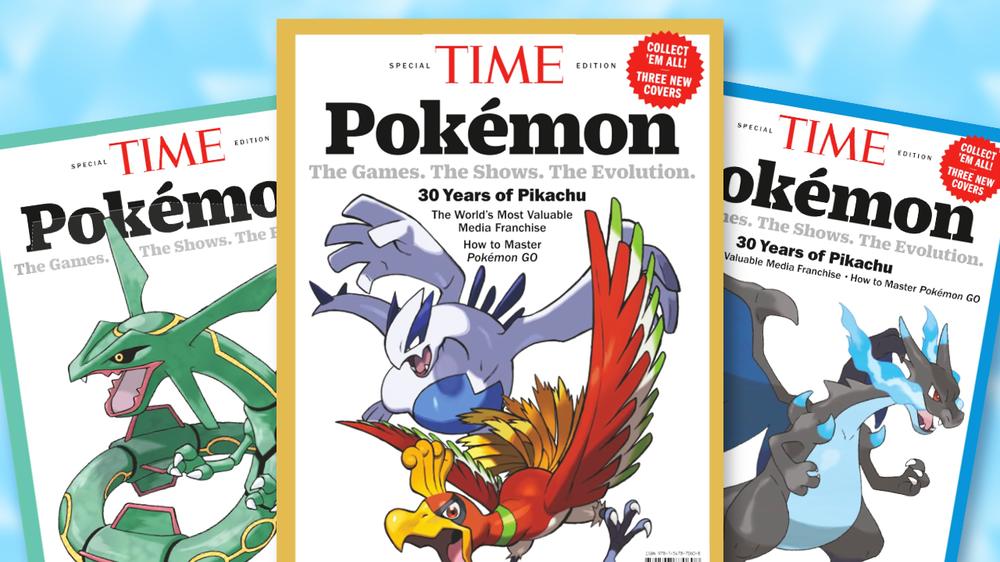TIME Magazine Is Celebrating Pokémon's 30th Anniversary With Three Exclusive Covers