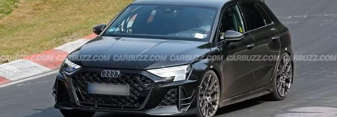 Nuova Audi RS3 GT avvistata al Nurburgring: è lei l'ultimo canto del 5 cilindri?