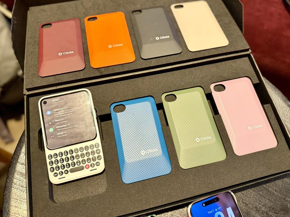 Hands on with a prototype of Clicks’ Communicator, a new BlackBerry-like smartphone