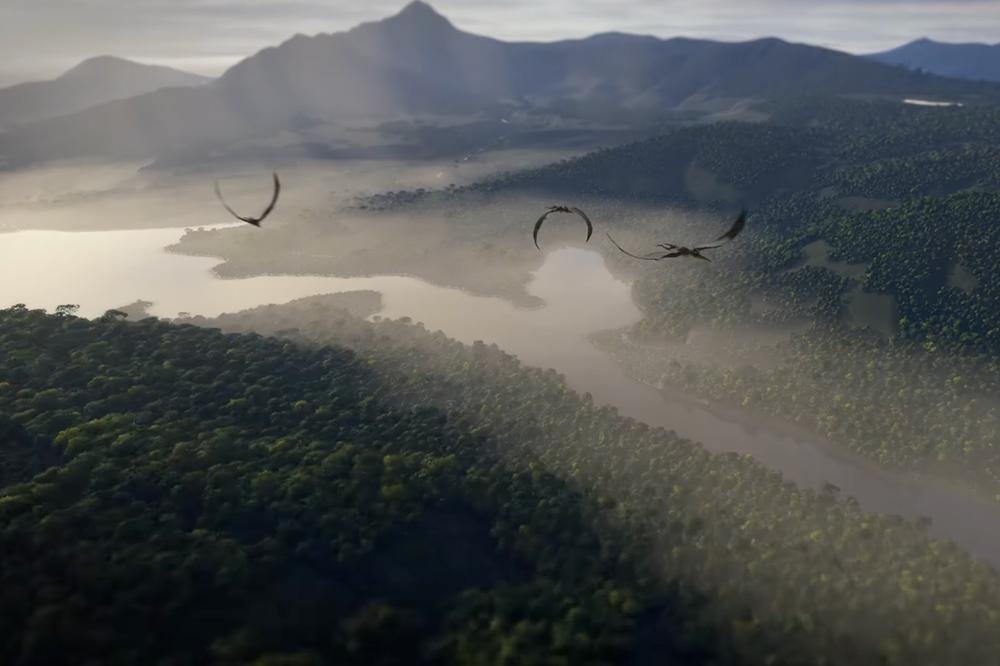 The Jurassic Park islands and dinos are coming to Microsoft Flight Simulator 2024