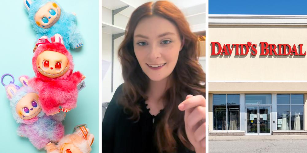 “Bridesmaids dresses for your Labubus”: David’s Bridal is now offering tiny custom dresses for your  Labubu