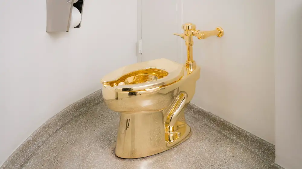 Two British men arrested after stealing $6 million golden toilet