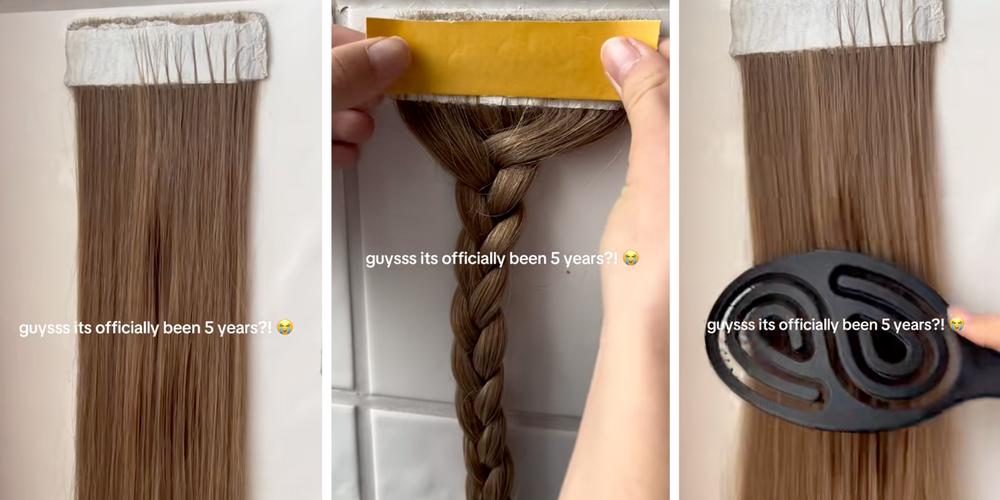 It’s official: a person has been keeping and braiding their dead hair in the shower for 5 years