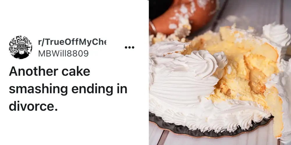 Groom accidentally cuts bride’s upper lip while smashing cake in her face at wedding, leading to divorce
