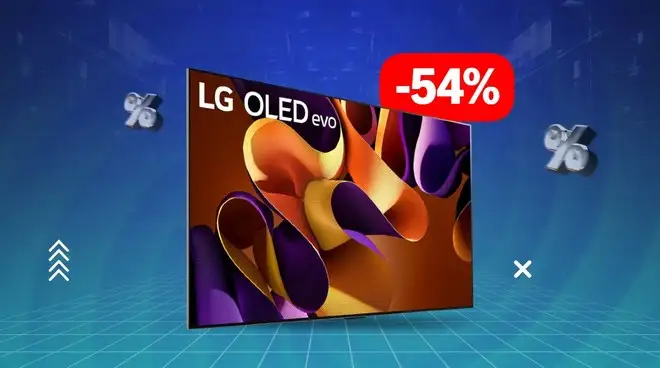 Smart TV LG OLED evo 55'' imperdibile con il 54% di sconto